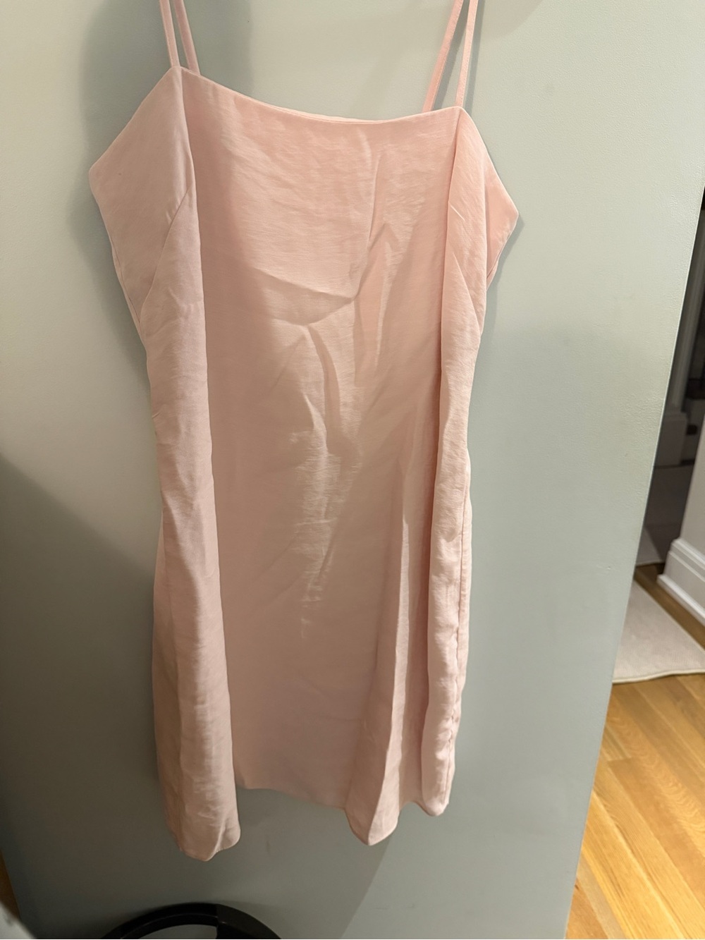 Calvin Klein Light Pink Spaghetti Strap Slip Dress